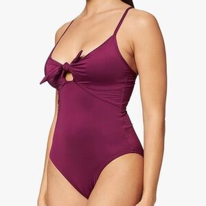 Seafolly Women's Tie Front One Piece Swimsuit NWOT